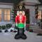 8ft. Airblown® Inflatable Mixed Media Luxe Nutcracker